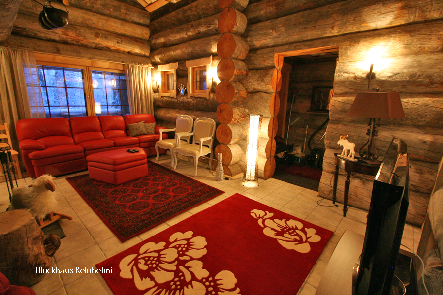 Winterwoche im Blockhaus in Luosto