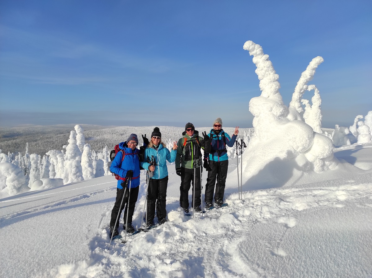 Eine Schneeschuhe Woche in Syöte