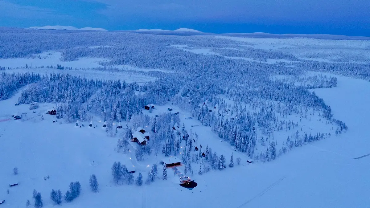 Aufenthalt Nivunki Village in Finnisch Lappland