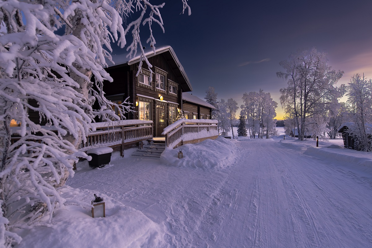 Erlebniswoche Nivunki Village in Finnisch Lappland